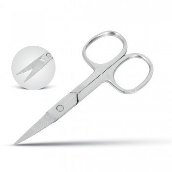 Nail Scissors, Curved, 3.5 inch