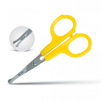 Baby Nail Scissors, Stainless Steel, 4"