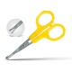 Baby Nail Scissors, Stainless Steel, 4"