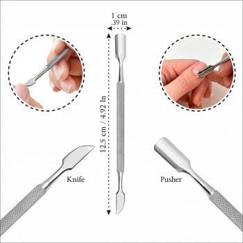 Cuticle Pusher With Knife