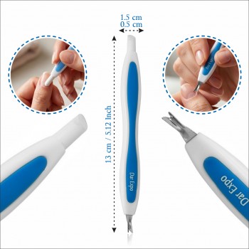 Cuticle Trimmer with Pusher