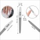 Nail file with plastic handle, sapphire coated, 4"