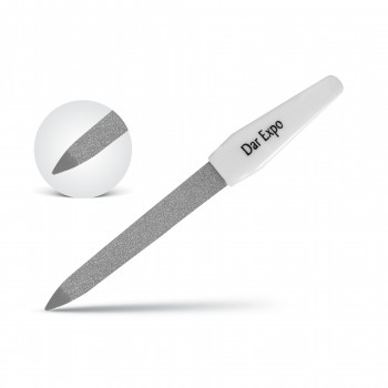 Nail file with plastic handle , sapphire coated, 5"