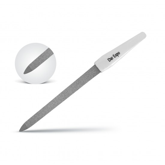 Nail file with plastic handle, sapphire coated, 7"