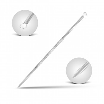 Blackhead Remover + Needle, Stainless Steel
