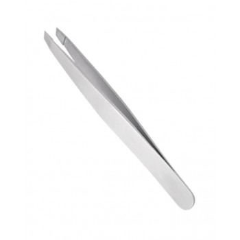 Tweezers With Diagonal Points, Regular, Stainless Steel
