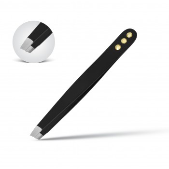 Tweezers With Pearls, Stainless Steel