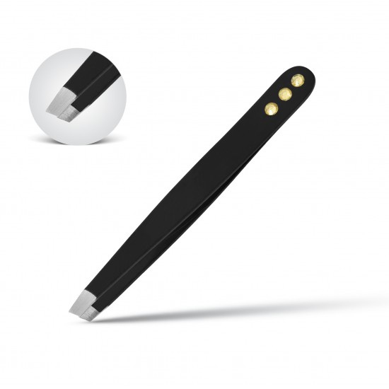 Tweezers With Pearls, Stainless Steel