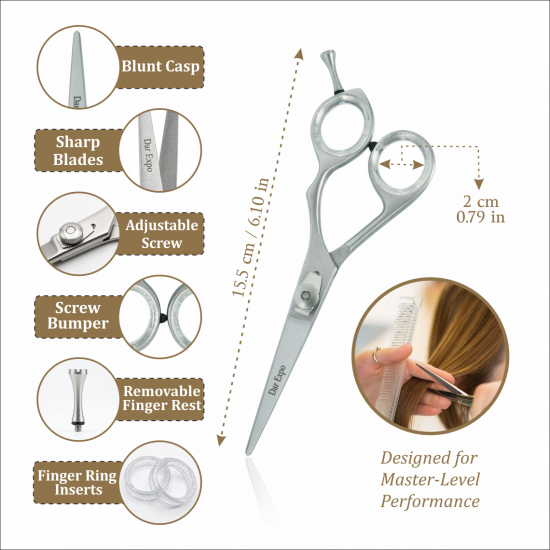 Scorpion Regular Scissors, 6"