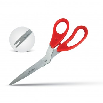 Tailor scissors with plastic handle